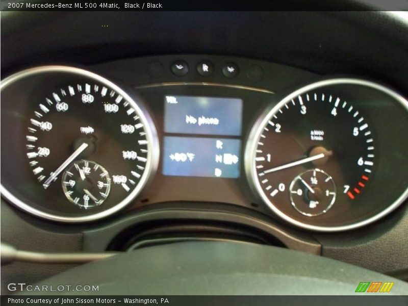 Black / Black 2007 Mercedes-Benz ML 500 4Matic