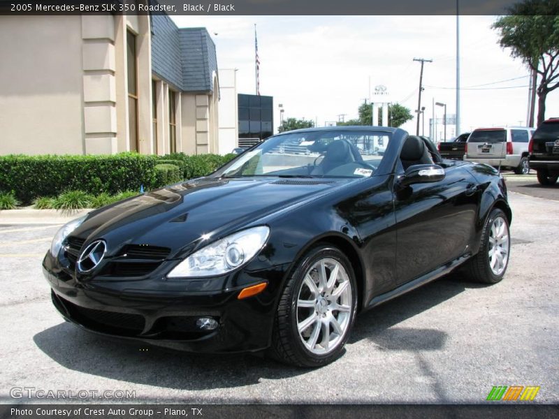 Black / Black 2005 Mercedes-Benz SLK 350 Roadster