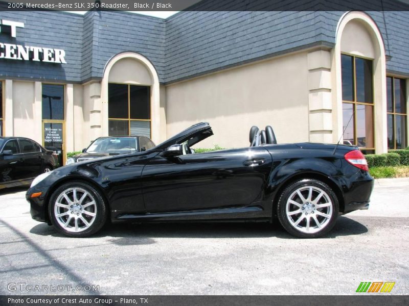 Black / Black 2005 Mercedes-Benz SLK 350 Roadster