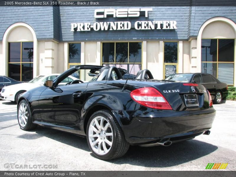 Black / Black 2005 Mercedes-Benz SLK 350 Roadster