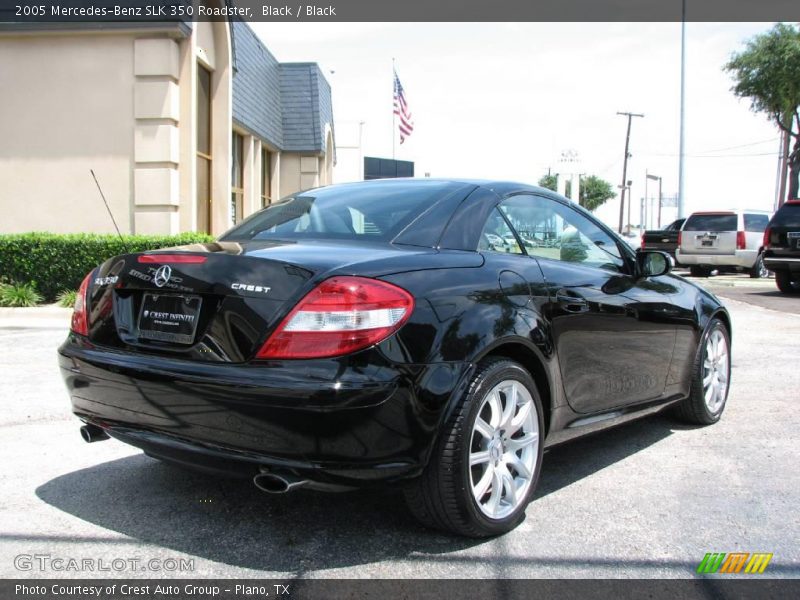Black / Black 2005 Mercedes-Benz SLK 350 Roadster