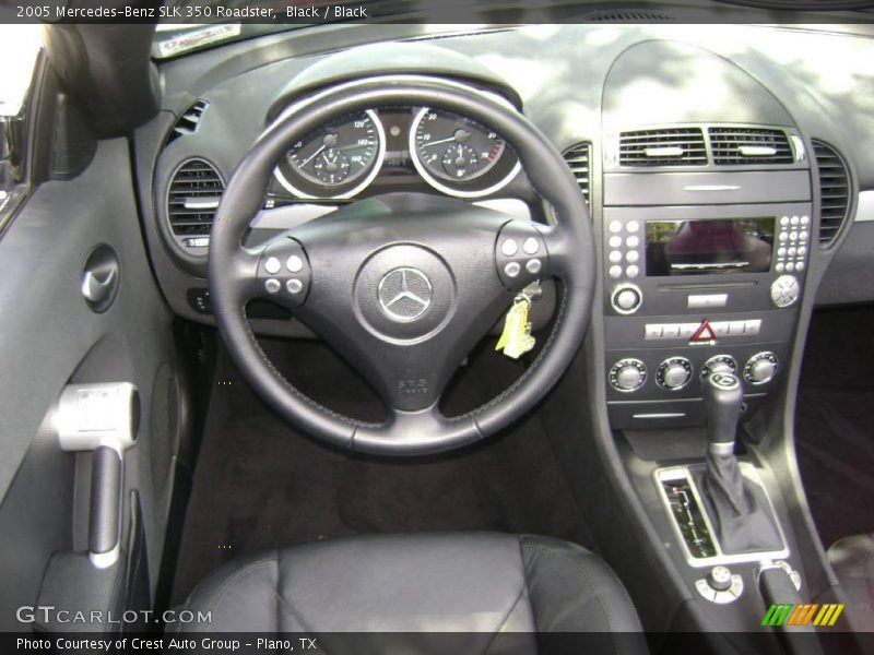 Black / Black 2005 Mercedes-Benz SLK 350 Roadster