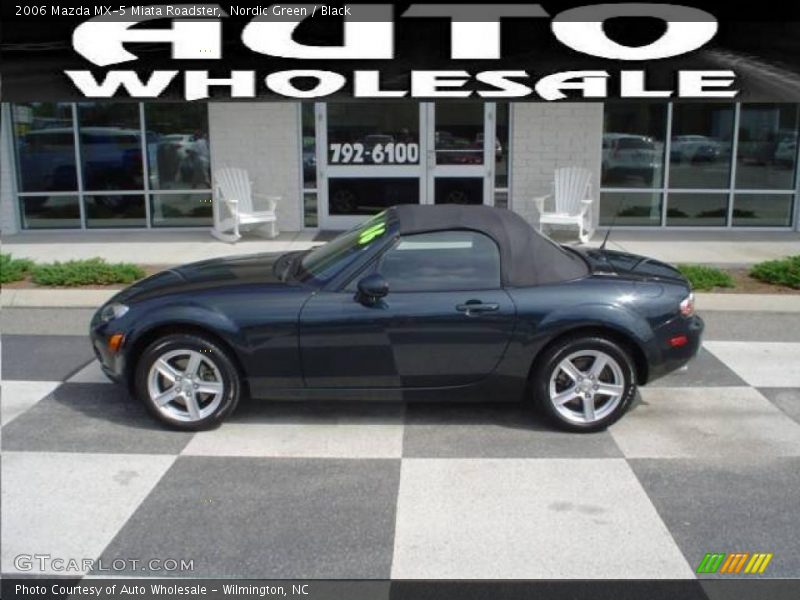 Nordic Green / Black 2006 Mazda MX-5 Miata Roadster