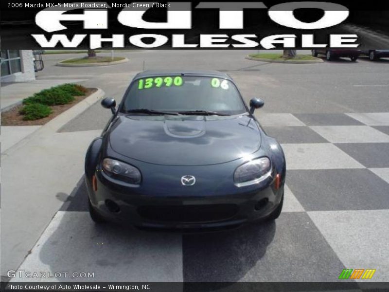 Nordic Green / Black 2006 Mazda MX-5 Miata Roadster