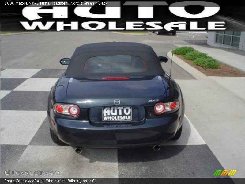 Nordic Green / Black 2006 Mazda MX-5 Miata Roadster