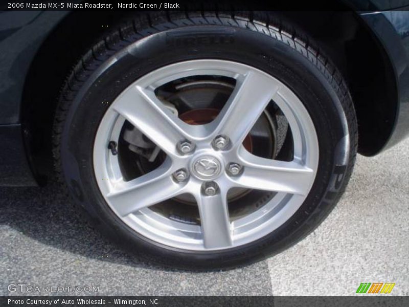 Nordic Green / Black 2006 Mazda MX-5 Miata Roadster