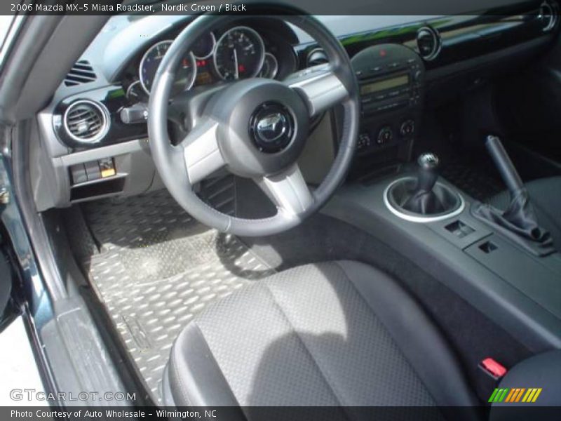 Nordic Green / Black 2006 Mazda MX-5 Miata Roadster
