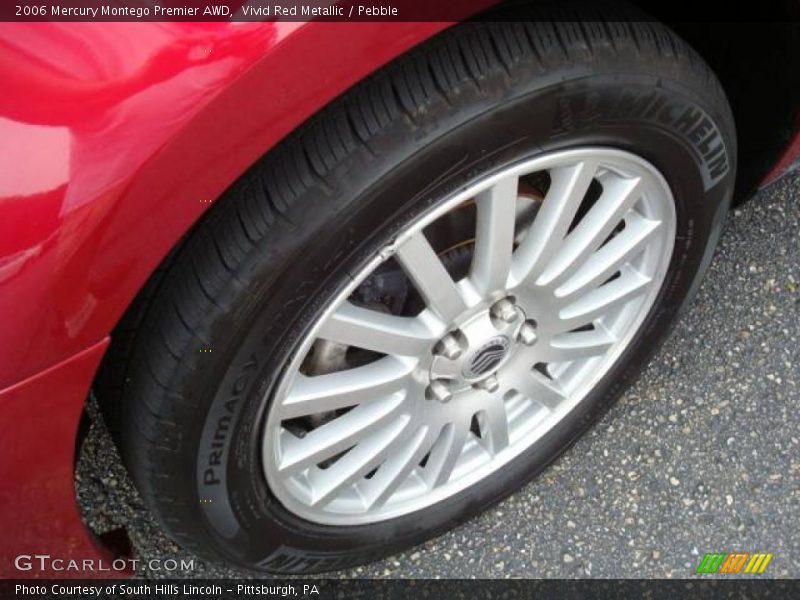 Vivid Red Metallic / Pebble 2006 Mercury Montego Premier AWD