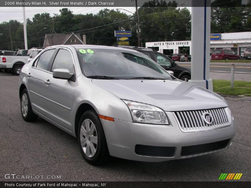 Silver Frost Metallic / Dark Charcoal 2006 Mercury Milan I4