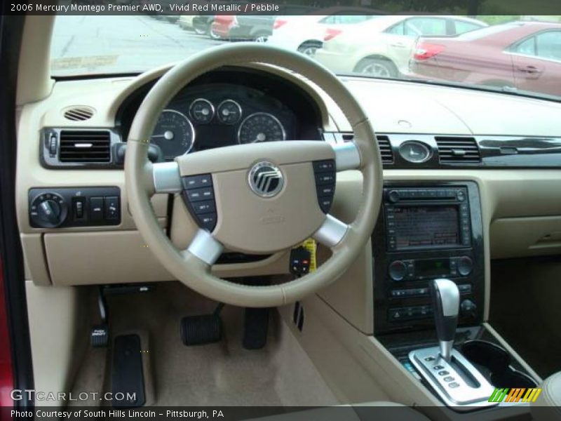 Vivid Red Metallic / Pebble 2006 Mercury Montego Premier AWD