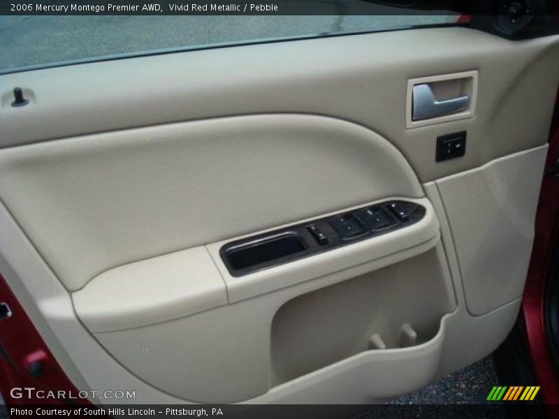 Vivid Red Metallic / Pebble 2006 Mercury Montego Premier AWD