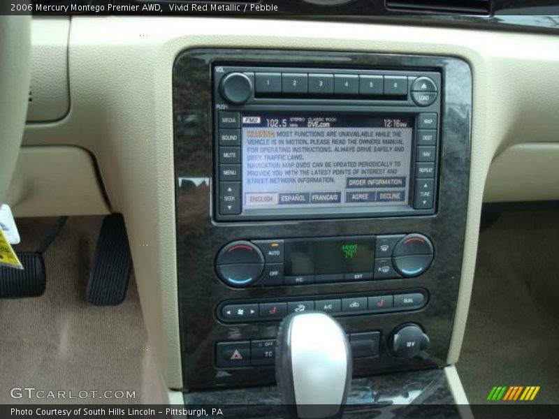 Vivid Red Metallic / Pebble 2006 Mercury Montego Premier AWD