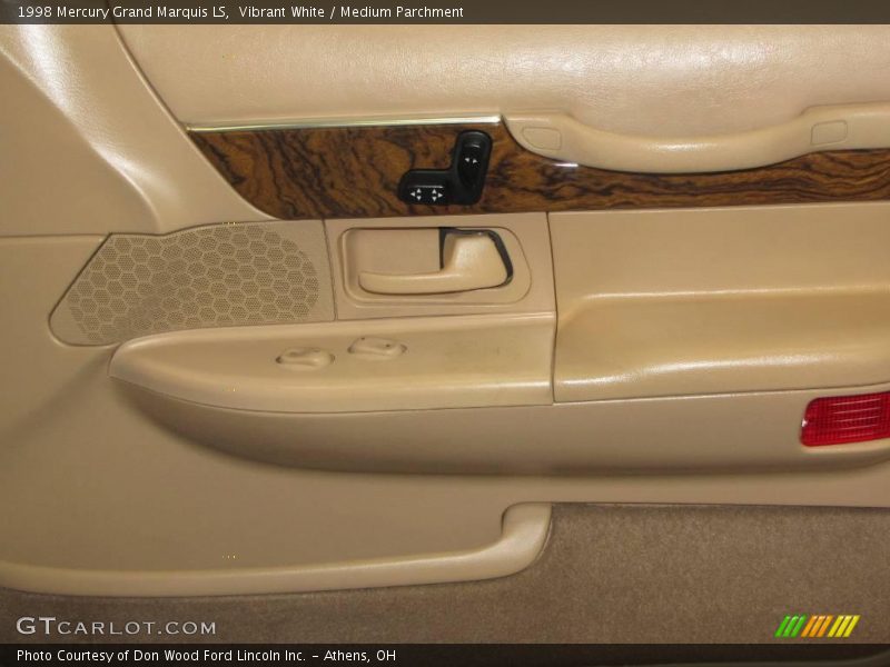 Vibrant White / Medium Parchment 1998 Mercury Grand Marquis LS