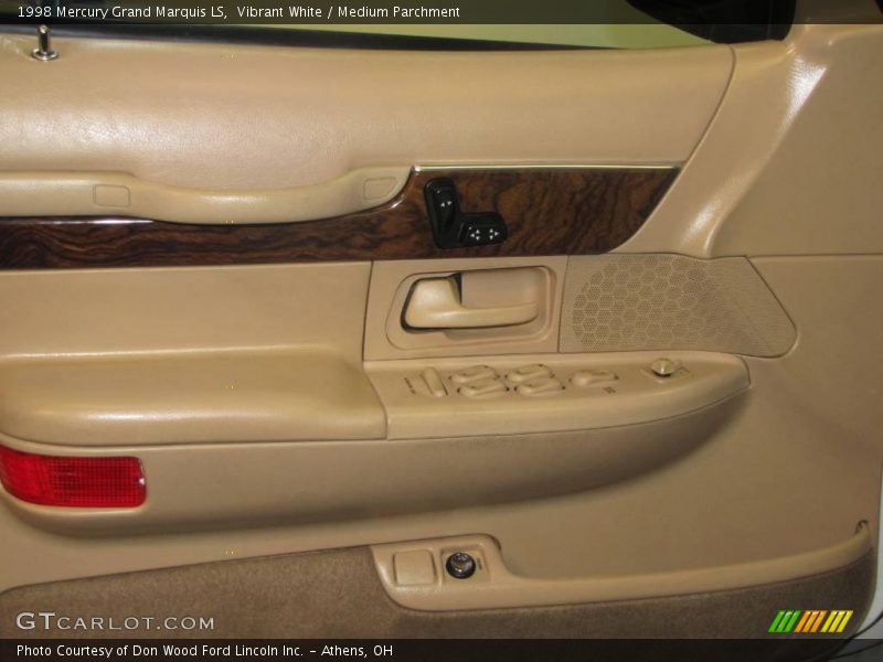 Vibrant White / Medium Parchment 1998 Mercury Grand Marquis LS