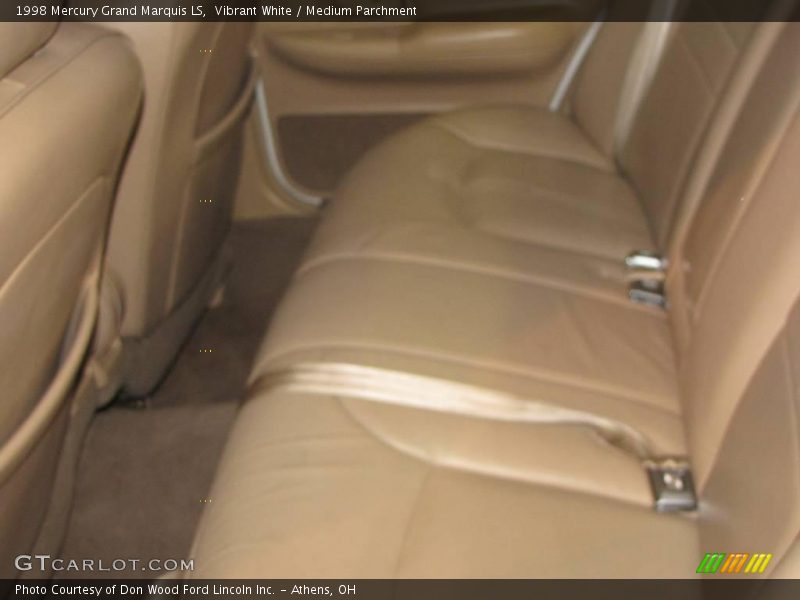 Vibrant White / Medium Parchment 1998 Mercury Grand Marquis LS