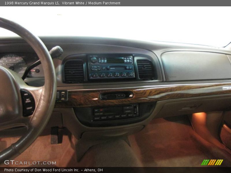 Vibrant White / Medium Parchment 1998 Mercury Grand Marquis LS