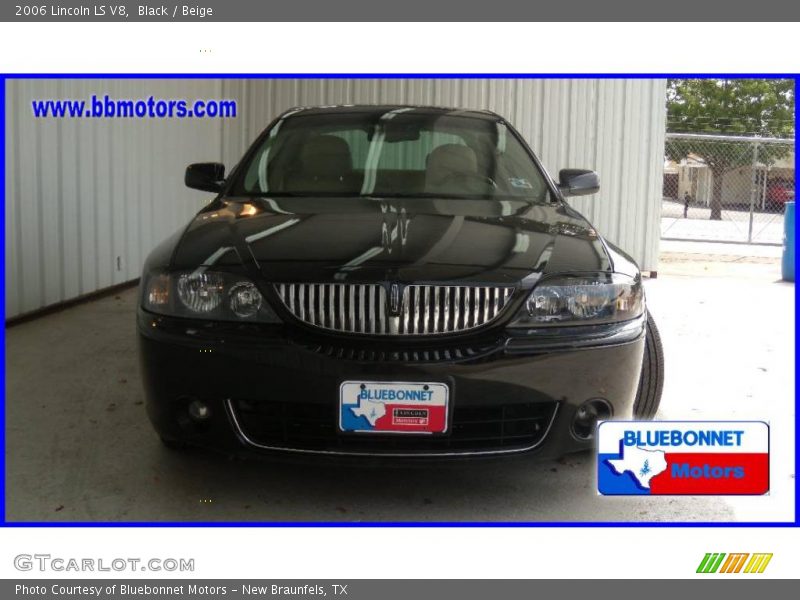Black / Beige 2006 Lincoln LS V8