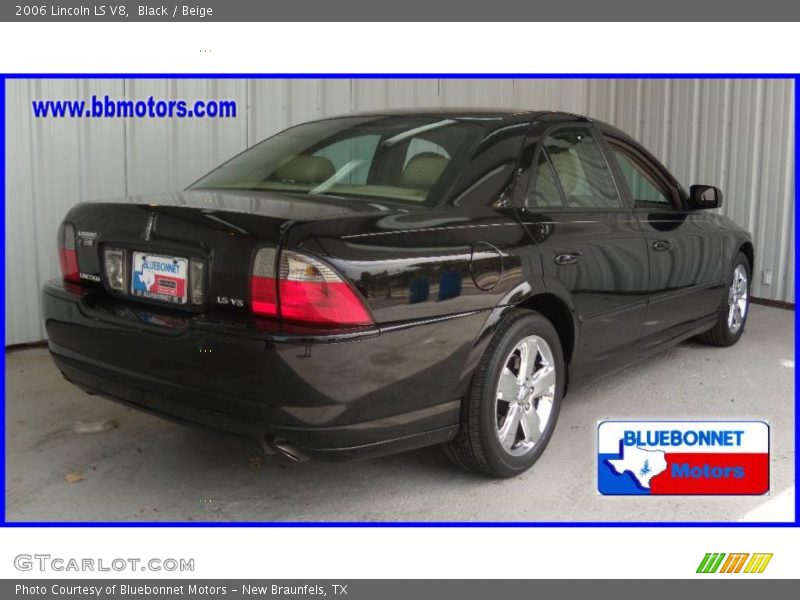 Black / Beige 2006 Lincoln LS V8