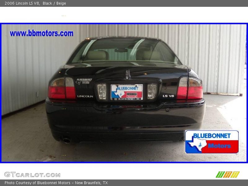 Black / Beige 2006 Lincoln LS V8