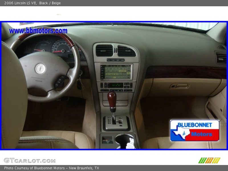Black / Beige 2006 Lincoln LS V8