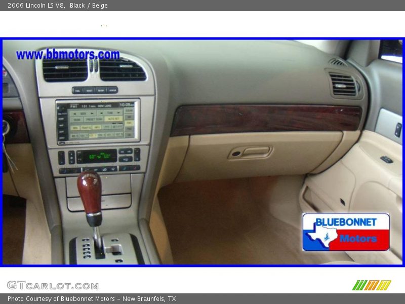 Black / Beige 2006 Lincoln LS V8