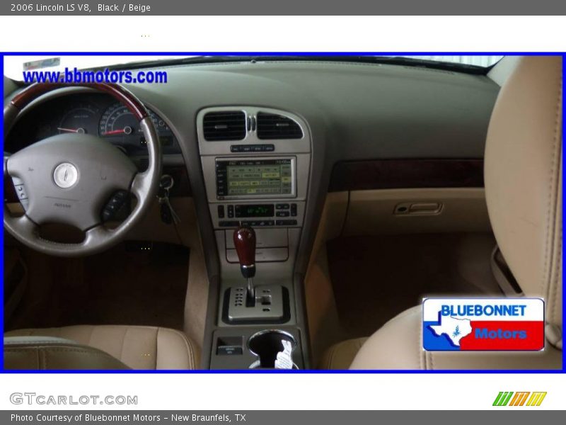 Black / Beige 2006 Lincoln LS V8