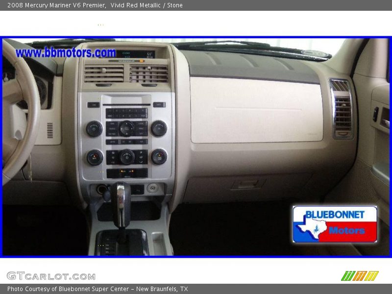 Vivid Red Metallic / Stone 2008 Mercury Mariner V6 Premier
