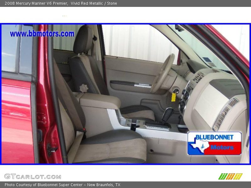 Vivid Red Metallic / Stone 2008 Mercury Mariner V6 Premier