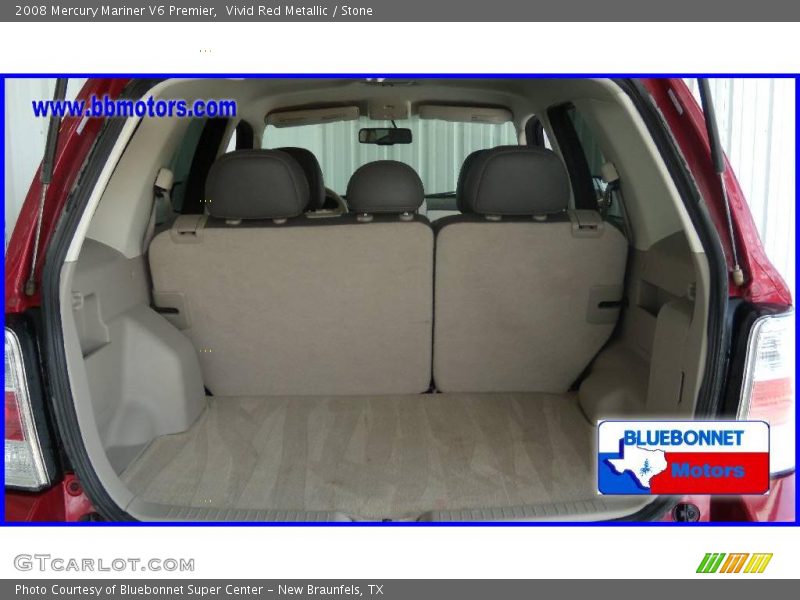 Vivid Red Metallic / Stone 2008 Mercury Mariner V6 Premier