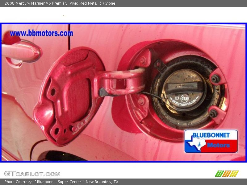 Vivid Red Metallic / Stone 2008 Mercury Mariner V6 Premier