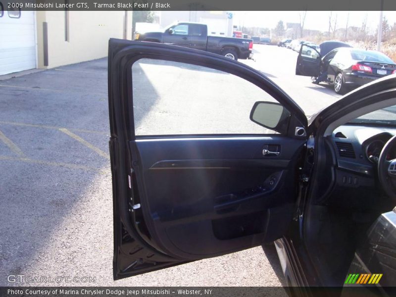 Tarmac Black Pearl / Black 2009 Mitsubishi Lancer GTS