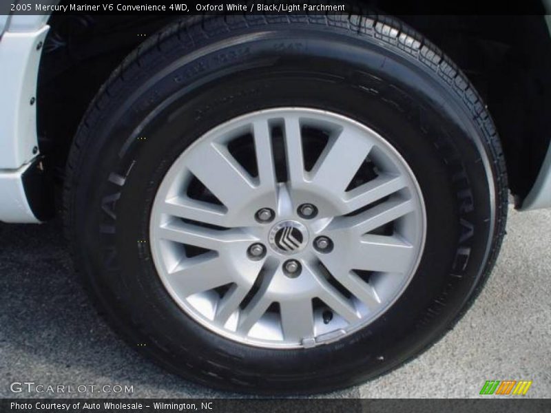 Oxford White / Black/Light Parchment 2005 Mercury Mariner V6 Convenience 4WD