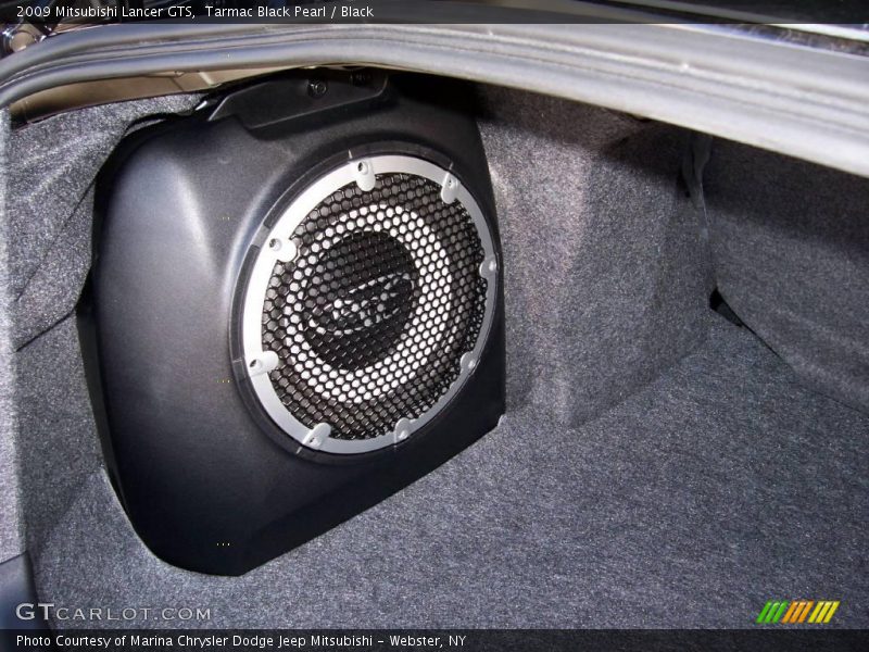 Tarmac Black Pearl / Black 2009 Mitsubishi Lancer GTS