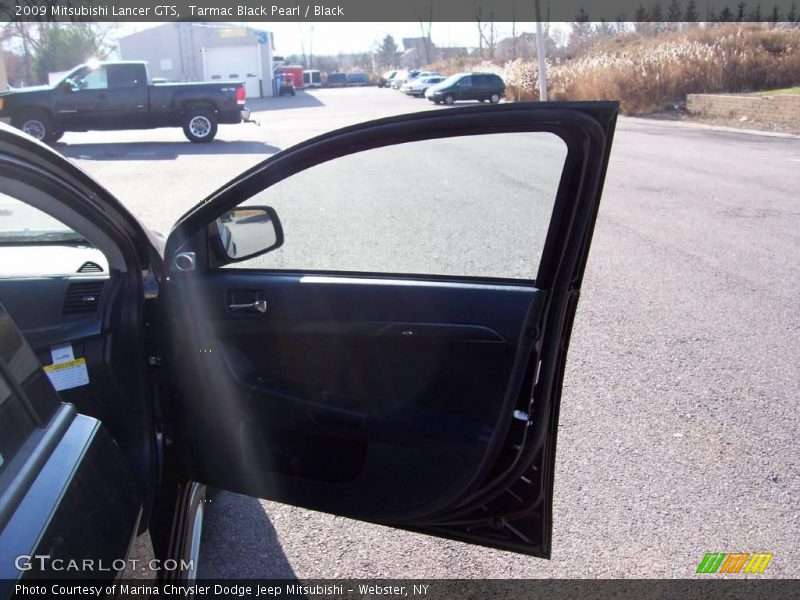 Tarmac Black Pearl / Black 2009 Mitsubishi Lancer GTS