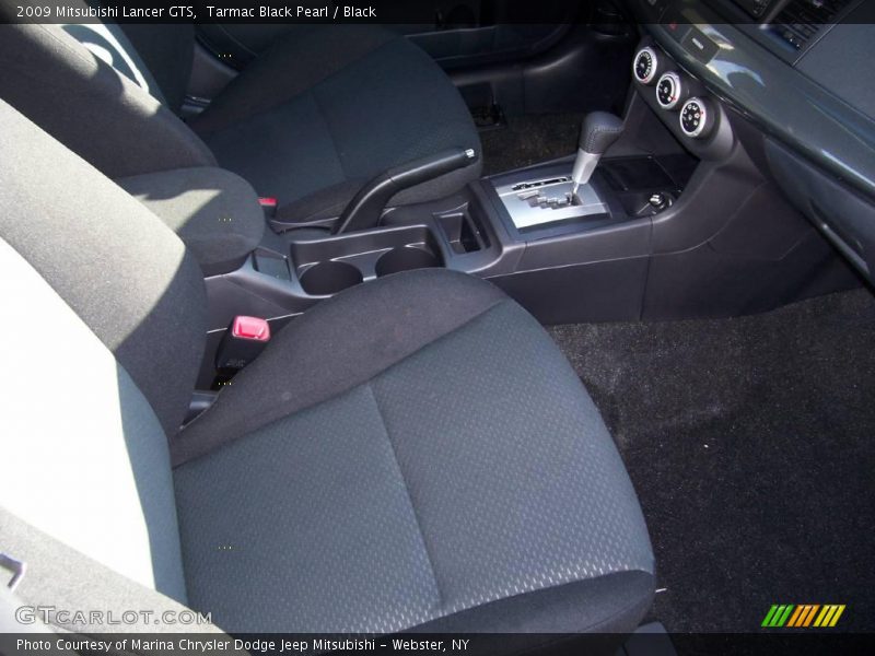 Tarmac Black Pearl / Black 2009 Mitsubishi Lancer GTS