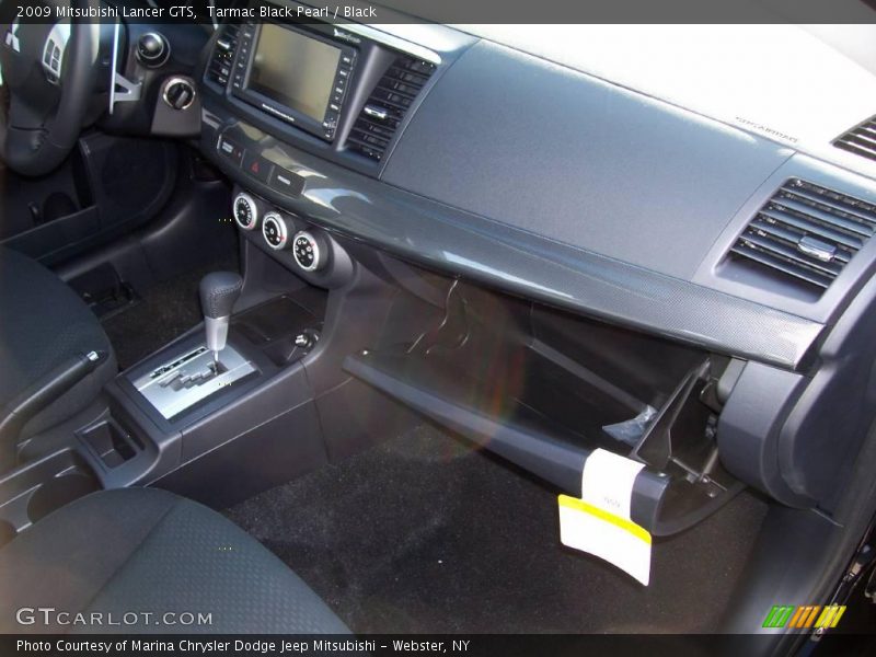 Tarmac Black Pearl / Black 2009 Mitsubishi Lancer GTS