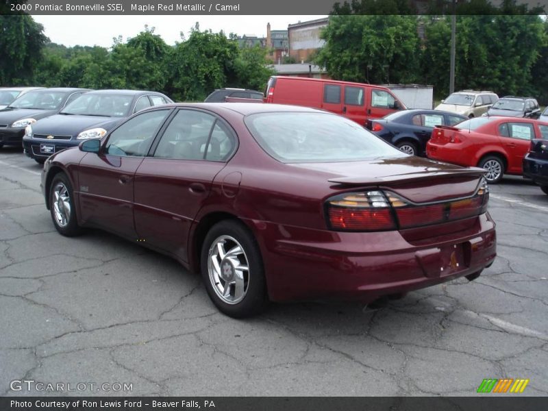 Maple Red Metallic / Camel 2000 Pontiac Bonneville SSEi