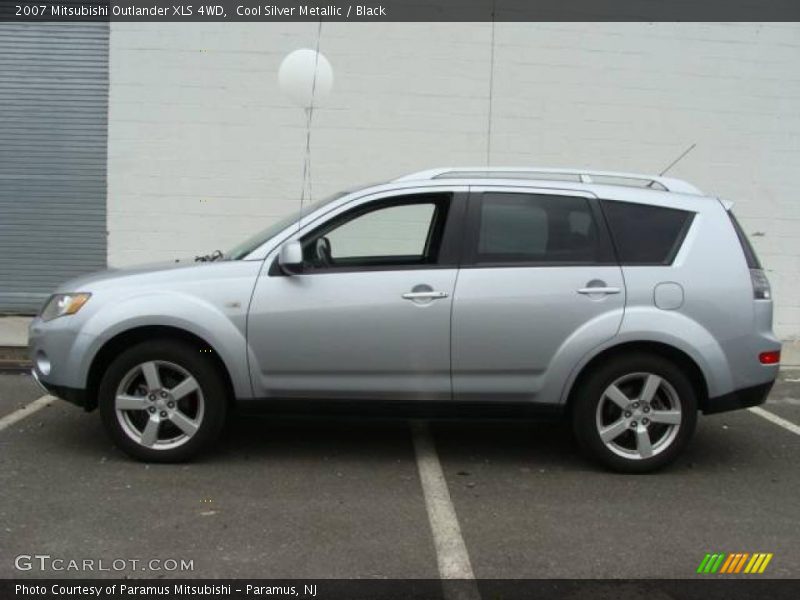 Cool Silver Metallic / Black 2007 Mitsubishi Outlander XLS 4WD