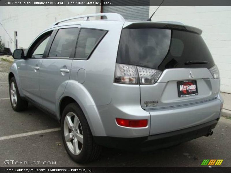 Cool Silver Metallic / Black 2007 Mitsubishi Outlander XLS 4WD