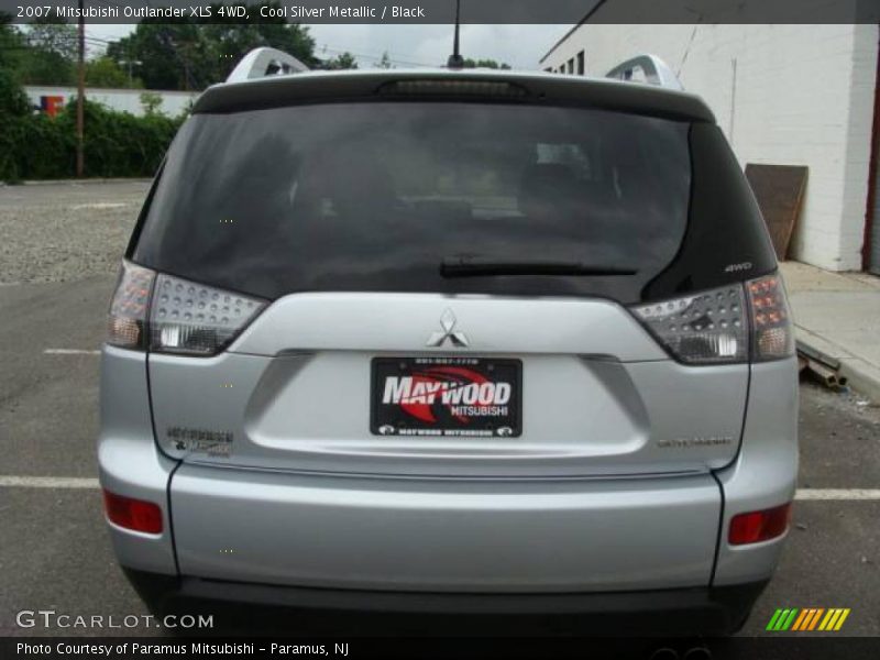 Cool Silver Metallic / Black 2007 Mitsubishi Outlander XLS 4WD