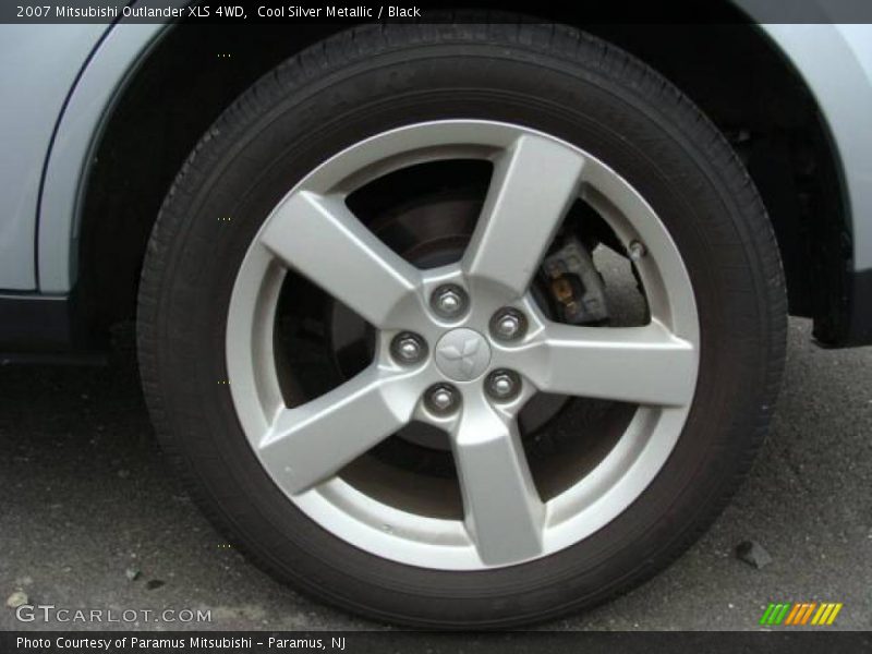 Cool Silver Metallic / Black 2007 Mitsubishi Outlander XLS 4WD