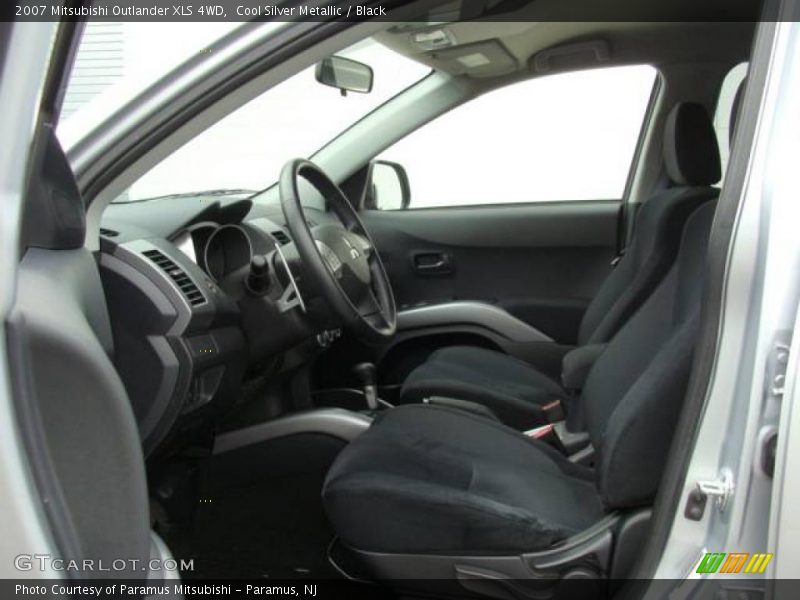 Cool Silver Metallic / Black 2007 Mitsubishi Outlander XLS 4WD