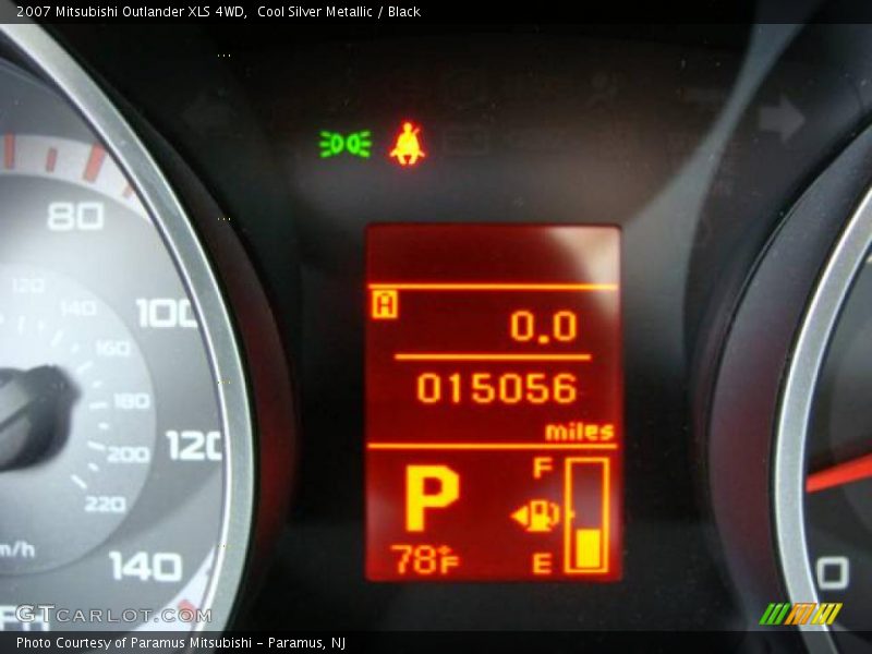 Cool Silver Metallic / Black 2007 Mitsubishi Outlander XLS 4WD