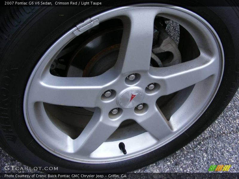 Crimson Red / Light Taupe 2007 Pontiac G6 V6 Sedan
