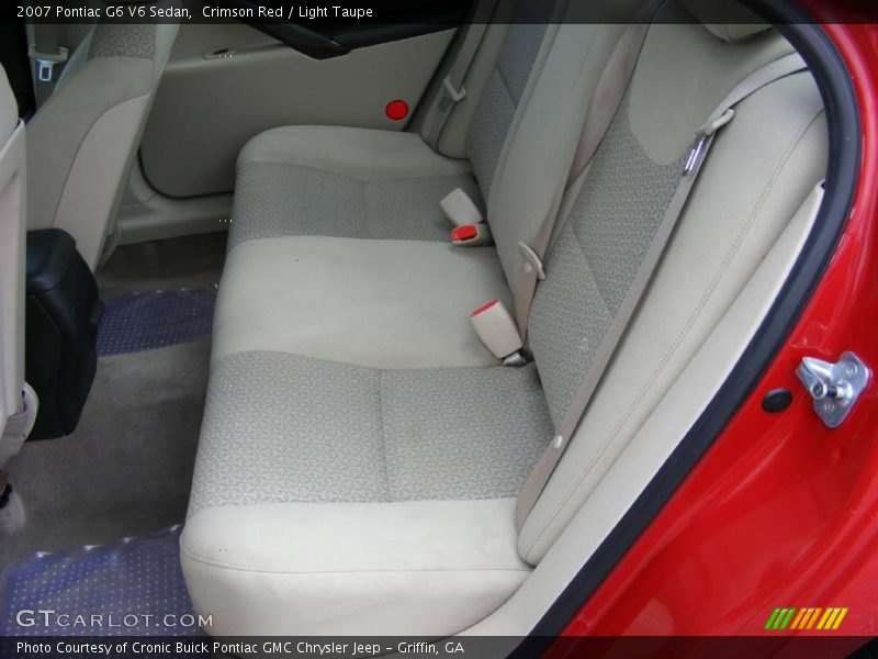 Crimson Red / Light Taupe 2007 Pontiac G6 V6 Sedan