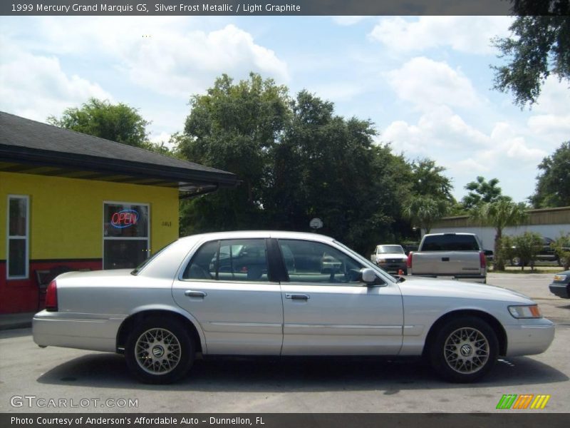 Silver Frost Metallic / Light Graphite 1999 Mercury Grand Marquis GS