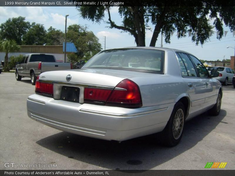 Silver Frost Metallic / Light Graphite 1999 Mercury Grand Marquis GS