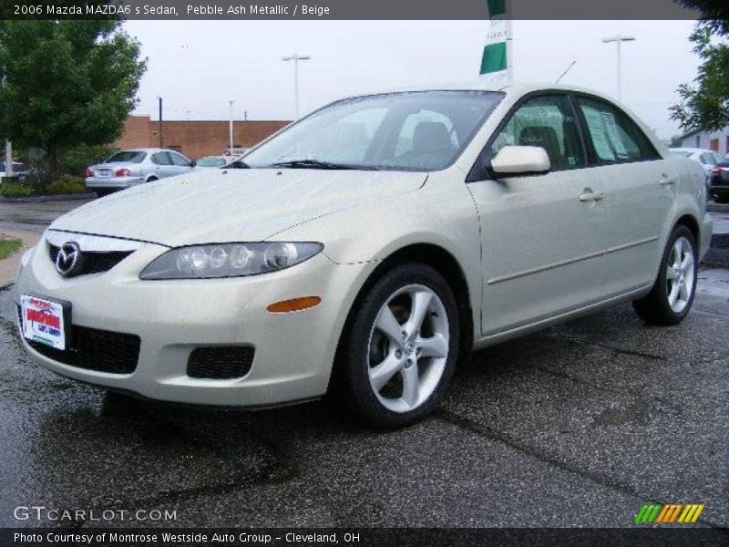 Pebble Ash Metallic / Beige 2006 Mazda MAZDA6 s Sedan