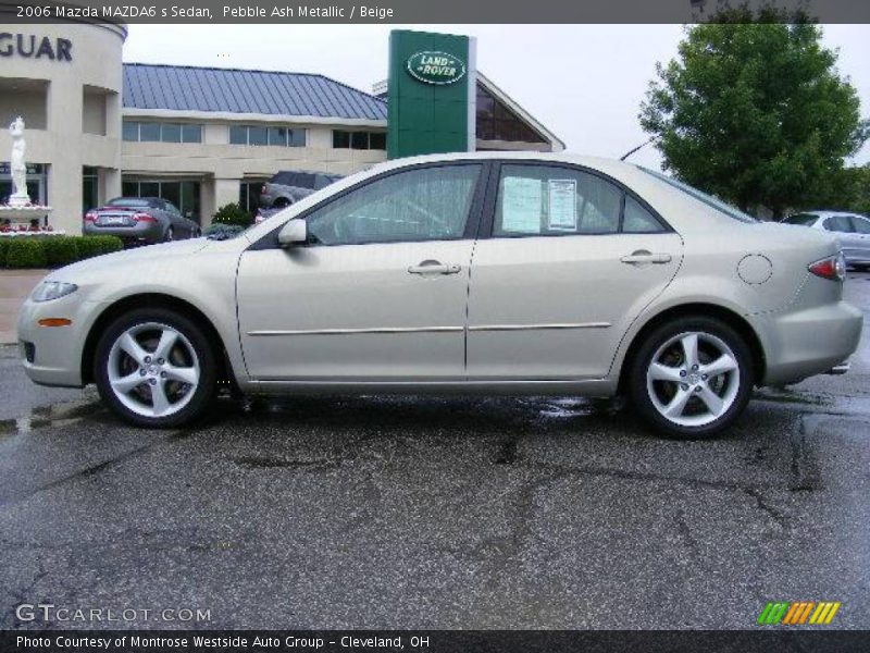 Pebble Ash Metallic / Beige 2006 Mazda MAZDA6 s Sedan