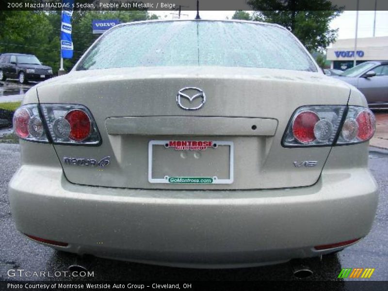 Pebble Ash Metallic / Beige 2006 Mazda MAZDA6 s Sedan